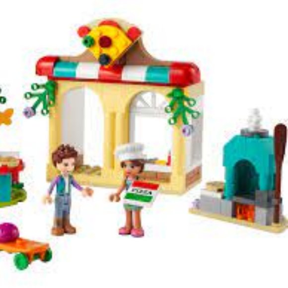 NWT LEGO FRIENDS HEARTLAKE CITY PIZZERIA 41705 144 PIECES AGES 5+ - Picture 3 of 9